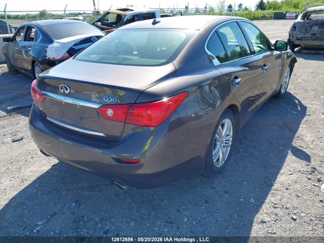 2014 Infiniti Q50 Premium/sport მანქანა იყიდება აუქციონზე, vin: JN1BV7AR3EM683881, აუქციონის ნომერი: 12612686