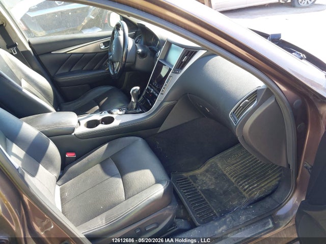 2014 Infiniti Q50 Premium/sport მანქანა იყიდება აუქციონზე, vin: JN1BV7AR3EM683881, აუქციონის ნომერი: 12612686