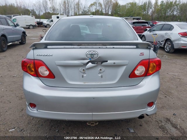 2009 Toyota Corolla S/le/xle მანქანა იყიდება აუქციონზე, vin: 2T1BU40E69C174125, აუქციონის ნომერი: 12612700