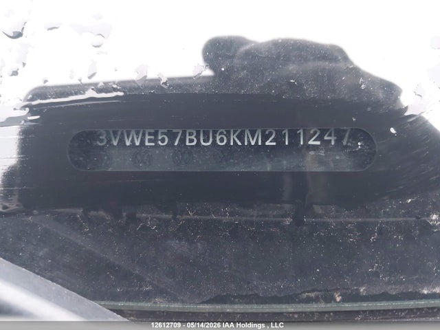 Продаж на аукціоні авто 2019 Volkswagen Jetta Sel, vin: 3VWE57BU6KM211247, номер лоту: 12612709