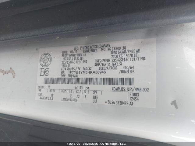 1FTYE1YM5HKA58946 Ford Transit-150