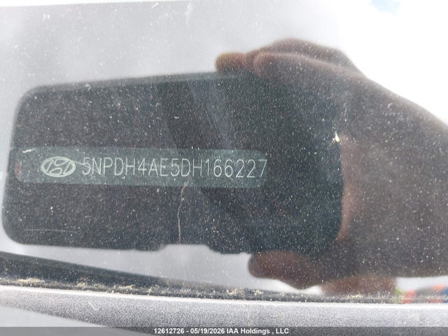 Aukcja sprzedaży 2013 Hyundai Elantra Gl, vin: 5NPDH4AE5DH166227, numer aukcji: 12612726