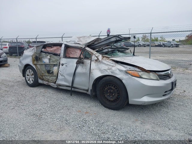2012 Honda Civic Lx მანქანა იყიდება აუქციონზე, vin: 2HGFB2F49CH052805, აუქციონის ნომერი: 12612764