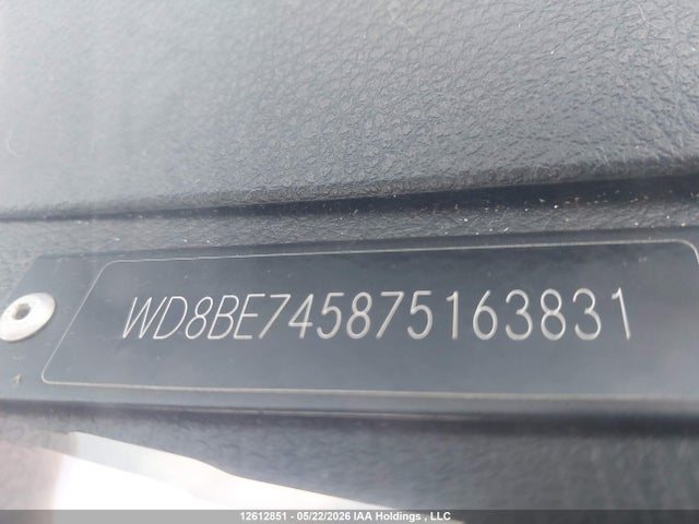 Aukcja sprzedaży 2007 Dodge Sprinter, vin: WD8BE745875163831, numer aukcji: 12612851