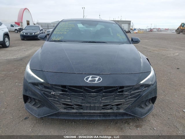 2023 Hyundai Elantra N Line Unlimited Dct მანქანა იყიდება აუქციონზე, vin: KMHLR4AF7PU459442, აუქციონის ნომერი: 12603946