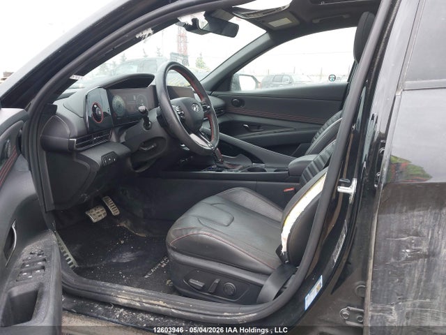 2023 Hyundai Elantra N Line Unlimited Dct მანქანა იყიდება აუქციონზე, vin: KMHLR4AF7PU459442, აუქციონის ნომერი: 12603946