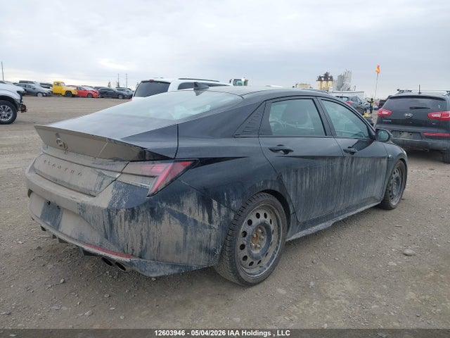 2023 Hyundai Elantra N Line Unlimited Dct მანქანა იყიდება აუქციონზე, vin: KMHLR4AF7PU459442, აუქციონის ნომერი: 12603946
