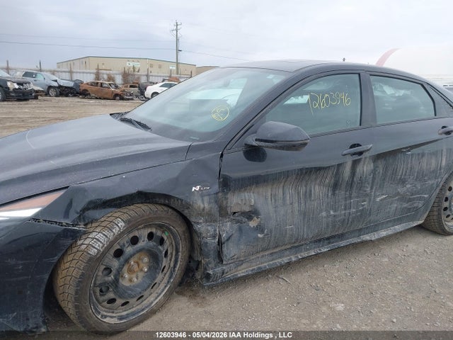 2023 Hyundai Elantra N Line Unlimited Dct მანქანა იყიდება აუქციონზე, vin: KMHLR4AF7PU459442, აუქციონის ნომერი: 12603946