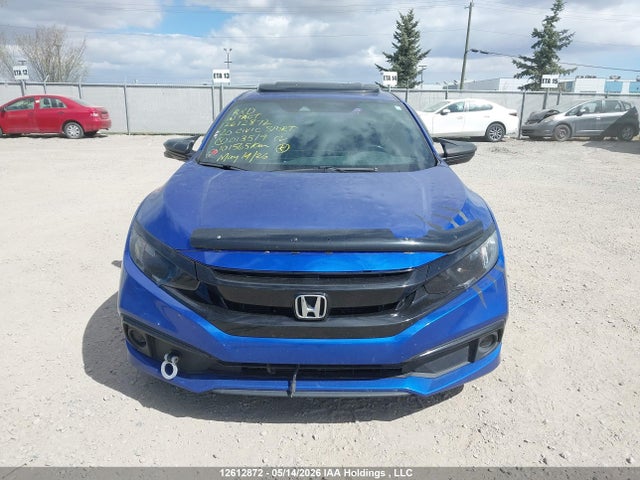 Продаж на аукціоні авто 2020 Honda Civic Sport, vin: 2HGFC2F80LH013519, номер лоту: 12612872