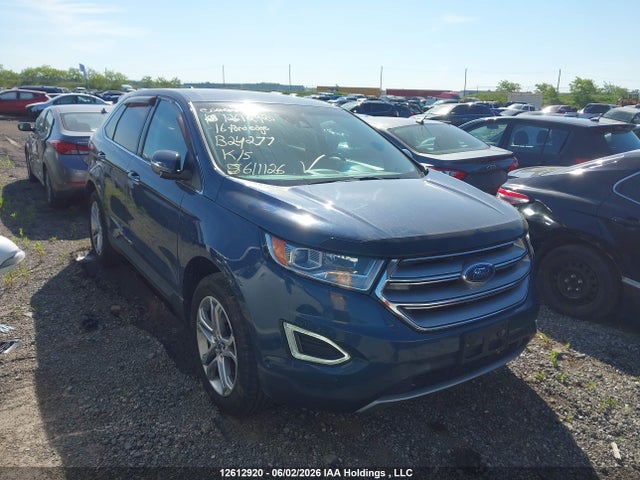 2016 Ford Edge Titanium მანქანა იყიდება აუქციონზე, vin: 2FMPK4K84GBB24277, აუქციონის ნომერი: 12612920