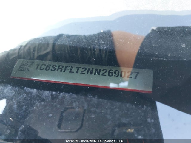 Aukcja sprzedaży 2022 Ram 1500 Rebel, vin: 1C6SRFLT2NN269027, numer aukcji: 12612929
