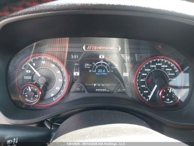 Aukcja sprzedaży 2022 Ram 1500 Rebel, vin: 1C6SRFLT2NN269027, numer aukcji: 12612929