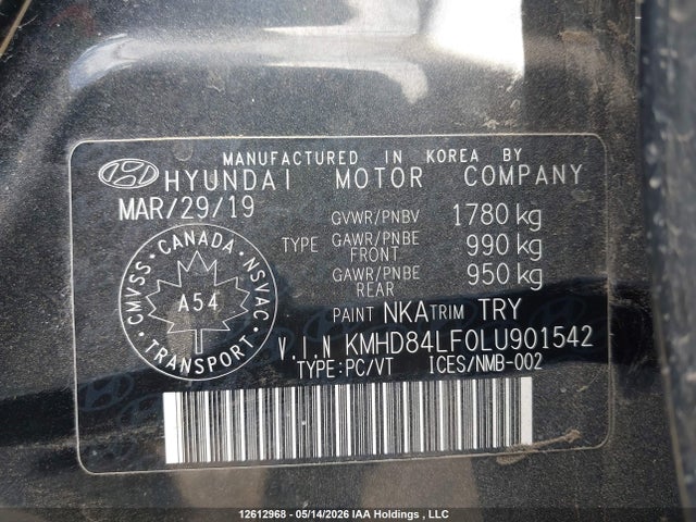 Продажа на аукционе авто 2020 Hyundai Elantra Preferred With Sun And Safety Package Auto Ivt, vin: KMHD84LF0LU901542, номер лота: 12612968