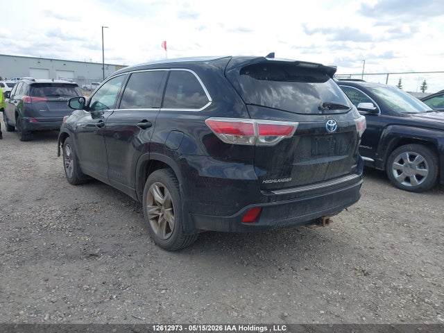 Aukcja sprzedaży 2015 Toyota Highlander Hybrid Limited, vin: 5TDDCRFHXFS009174, numer aukcji: 12612973