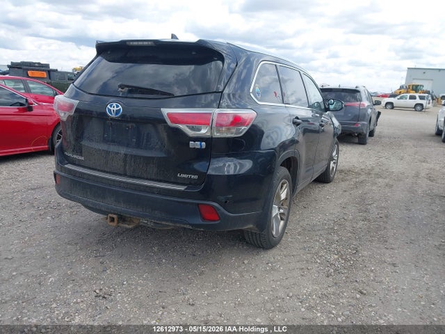 Aukcja sprzedaży 2015 Toyota Highlander Hybrid Limited, vin: 5TDDCRFHXFS009174, numer aukcji: 12612973
