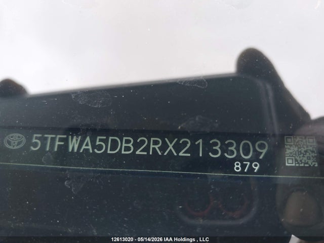 Продаж на аукціоні авто 2024 Toyota Tundra Crewmax Limited/crewmax Platinum/crewmax 1794, vin: 5TFWA5DB2RX213309, номер лоту: 12613020