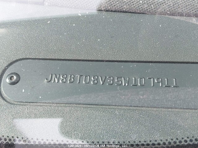Продаж на аукціоні авто 2005 Nissan X-trail Xe/se, vin: JN8BT08V35W107911, номер лоту: 12613029