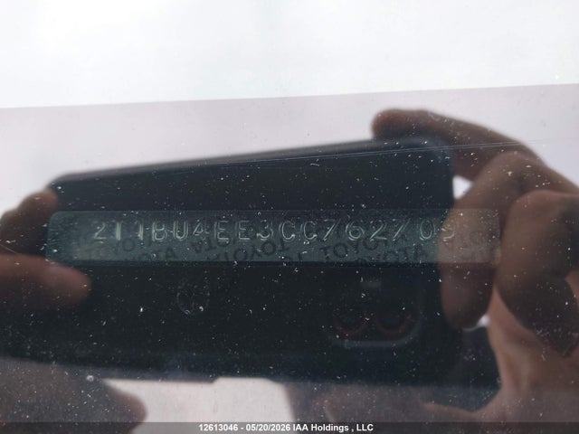 12613046 :رقم المزاد ، 2T1BU4EE3CC762709 vin ، 2012 Toyota Corolla Ce مزاد بيع