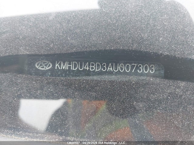 2010 Hyundai Elantra Gl მანქანა იყიდება აუქციონზე, vin: KMHDU4BD3AU007303, აუქციონის ნომერი: 12600557
