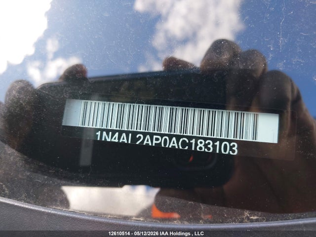 12610514 :رقم المزاد ، 1N4AL2AP0AC183103 vin ، 2010 Nissan Altima 2.5 S مزاد بيع
