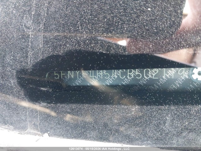 2012 Honda Pilot Exl მანქანა იყიდება აუქციონზე, vin: 5FNYF4H54CB502119, აუქციონის ნომერი: 12613074