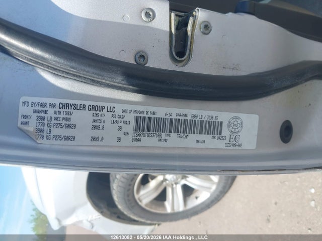 12613082 :رقم المزاد ، 1C6RR7UT8ES371081 vin ، 2014 Ram 1500 Sport مزاد بيع