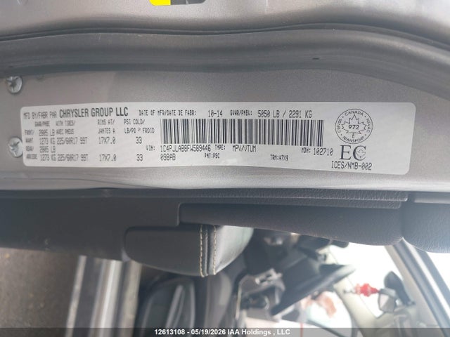 1C4PJLAB8FW589446 Jeep Cherokee Sport