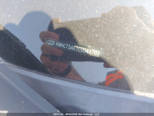 12613138 :رقم المزاد ، KMHCT5AE1CU044707 vin ، 2012 Hyundai Accent Gl مزاد بيع