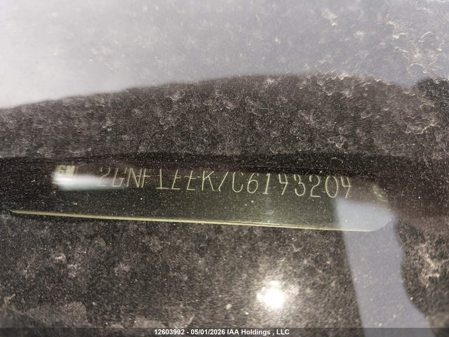 Aukcja sprzedaży 2012 Chevrolet Equinox 1lt, vin: 2GNFLEEK7C6193209, numer aukcji: 12603992