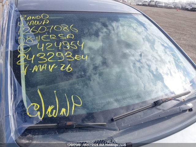 Продаж на аукціоні авто 2008 Nissan Versa 1.8sl, vin: 3N1BC13E98L424954, номер лоту: 12607086