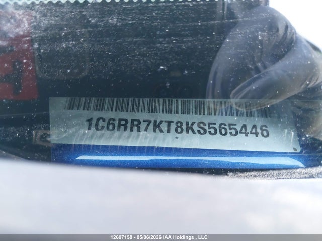 12607158 :رقم المزاد ، 1C6RR7KT8KS565446 vin ، 2019 Ram 1500 Classic St مزاد بيع