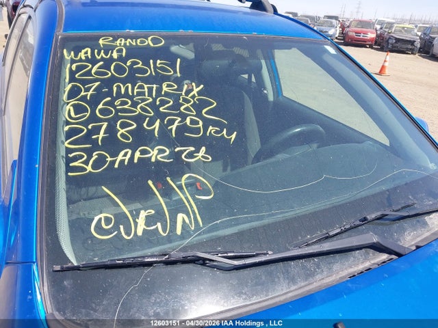 12603151 :رقم المزاد ، 2T1KR32E17C638282 vin ، 2007 Toyota Matrix Wagon مزاد بيع