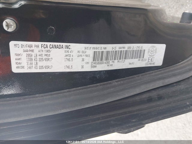 Dodge Grand Caravan 2016 2C4RDGBG8GR142983 Image 9