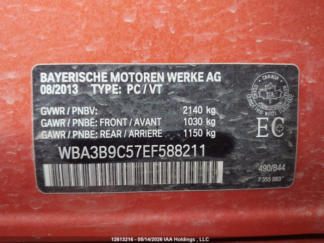 WBA3B9C57EF588211 BMW 335i Xdrive