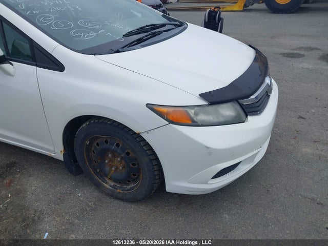12613236 :رقم المزاد ، 2HGFB2F54CH033412 vin ، 2012 Honda Civic Lx مزاد بيع
