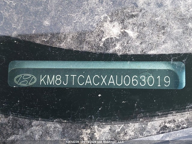 2010 Hyundai Tucson Gls მანქანა იყიდება აუქციონზე, vin: KM8JTCACXAU063019, აუქციონის ნომერი: 12613239
