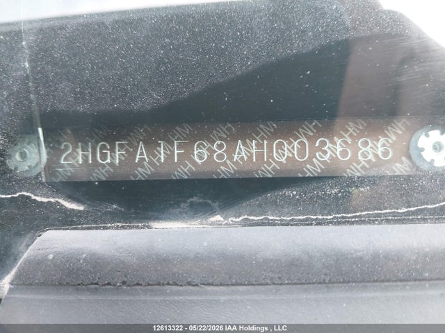 Продаж на аукціоні авто 2010 Honda Civic Lx-s, vin: 2HGFA1F68AH003686, номер лоту: 12613322
