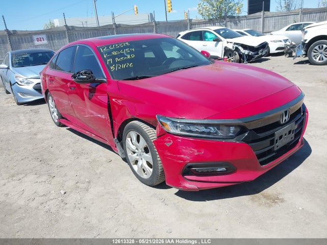 2019 Honda Accord Sport 1.5t მანქანა იყიდება აუქციონზე, vin: 1HGCV1E34KA806154, აუქციონის ნომერი: 12613328