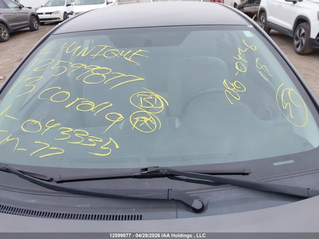 12599877 :رقم المزاد ، 2T1BU4EE7DC043335 vin ، 2013 Toyota Corolla Ce مزاد بيع