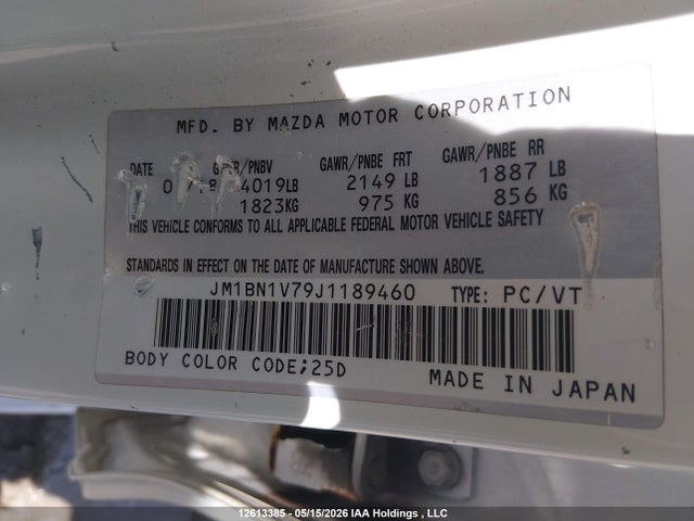 Mazda 3 Gs 2018 JM1BN1V79J1189460 Image 9