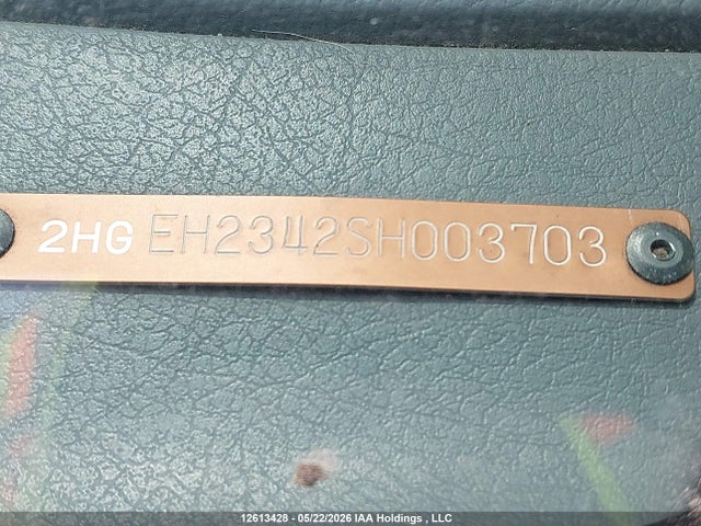 Aukcja sprzedaży 1995 Honda Civic Cx, vin: 2HGEH2342SH003703, numer aukcji: 12613428