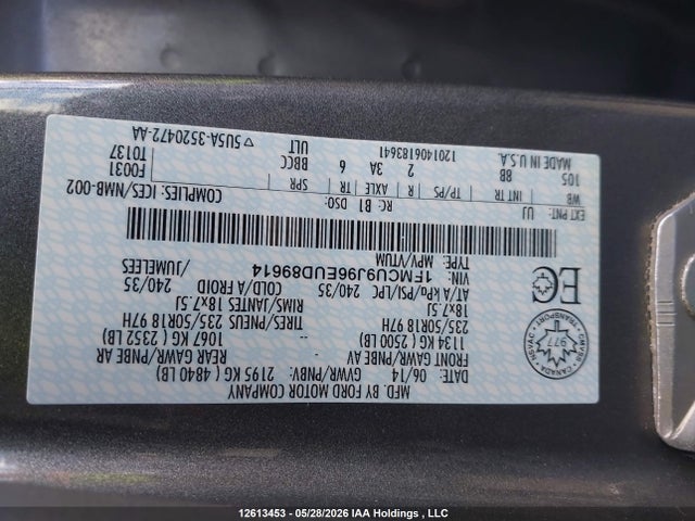 Ford Escape Titanium 2014 1FMCU9J96EUD89614 Image 9