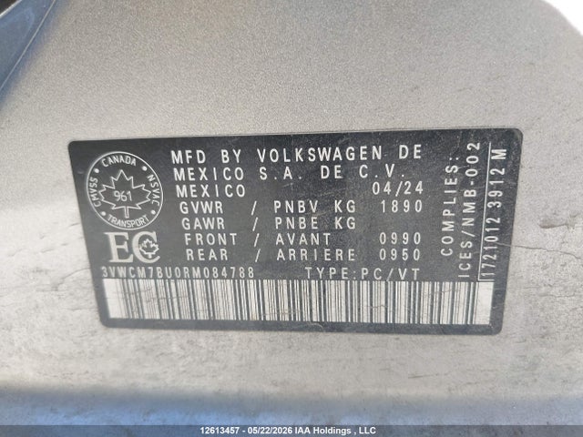 3VWCM7BU0RM084788 Volkswagen Jetta Trendline