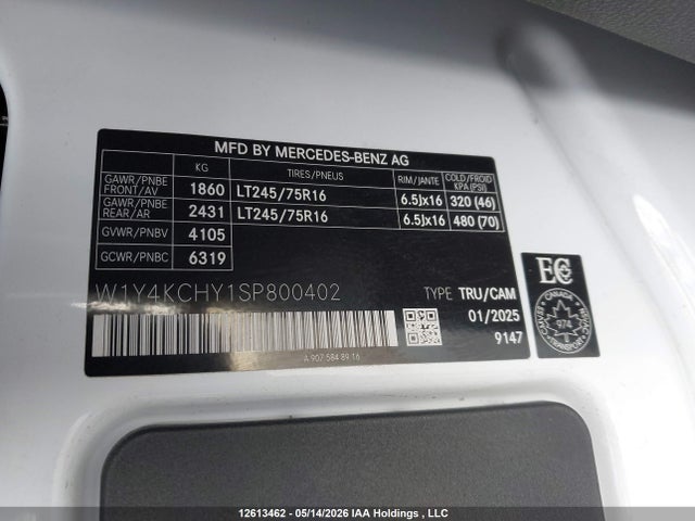 W1Y4KCHY1SP800402 Mercedes-Benz Sprinter 2500