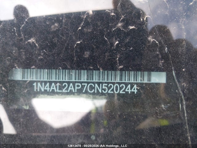 Продаж на аукціоні авто 2012 Nissan Altima 2.5 S, vin: 1N4AL2AP7CN520244, номер лоту: 12613478