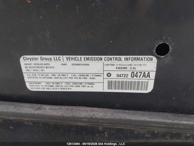 Продаж на аукціоні авто 2013 Dodge Journey Sxt, vin: 3C4PDCCGXDT698722, номер лоту: 12613494