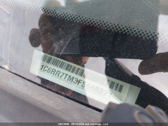 12613508 :رقم المزاد ، 1C6RR7TM3FS668271 vin ، 2015 Ram 1500 Slt مزاد بيع