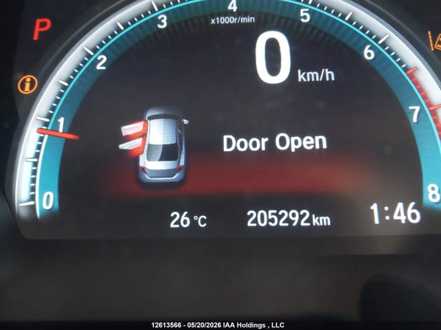 2019 Honda Civic Touring მანქანა იყიდება აუქციონზე, vin: 2HGFC1F99KH102345, აუქციონის ნომერი: 12613566