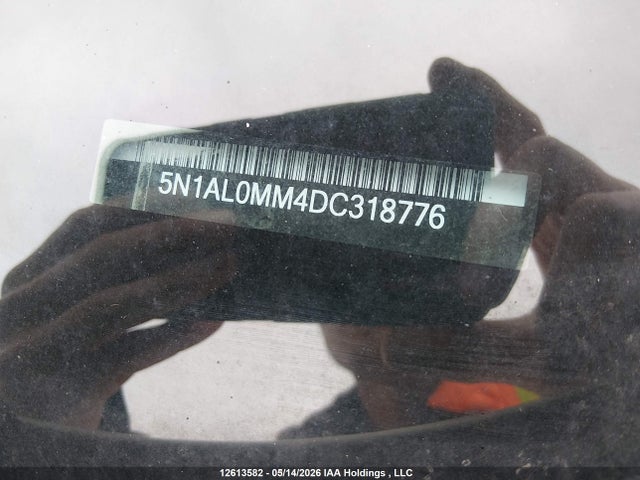 2013 Infiniti Jx35 მანქანა იყიდება აუქციონზე, vin: 5N1AL0MM4DC318776, აუქციონის ნომერი: 12613582