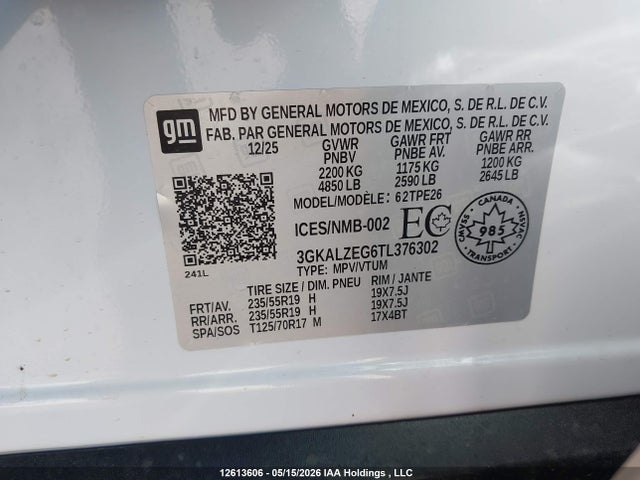3GKALZEG6TL376302 GMC Terrain Denali